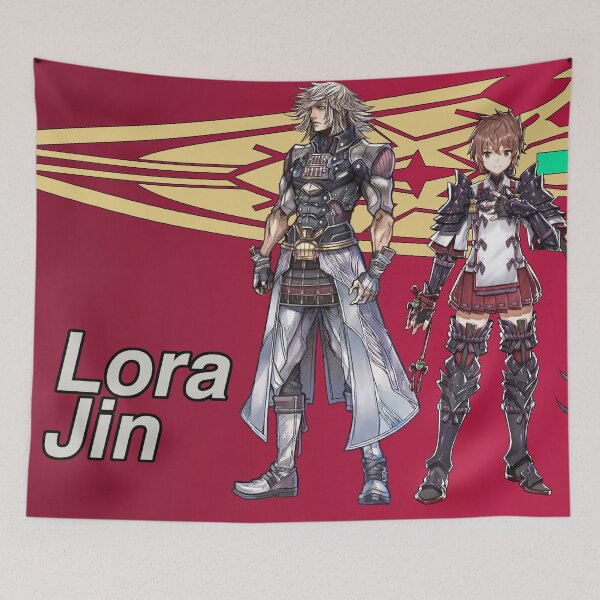 Item preview, Lora and Jin (Xenoblade Chronicles 2: Returns The Golden Country) designed and sold by VelvetZone.
