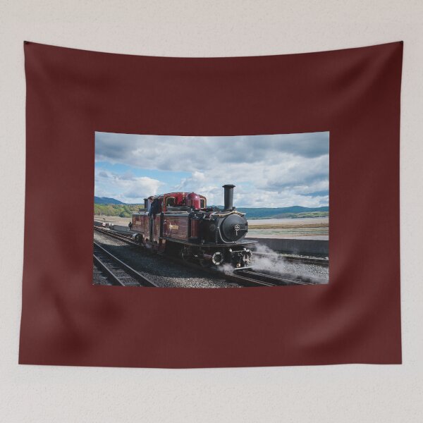 Item preview, Steam loco Merddin Emrys at Porthmadog designed and sold by LindaCooke.
