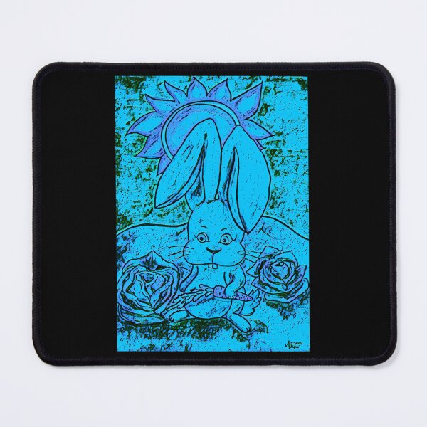 Item preview, Bunny with a carrot, edited watercolour drawing by MariDani Art designed and sold by MariDaniArt.