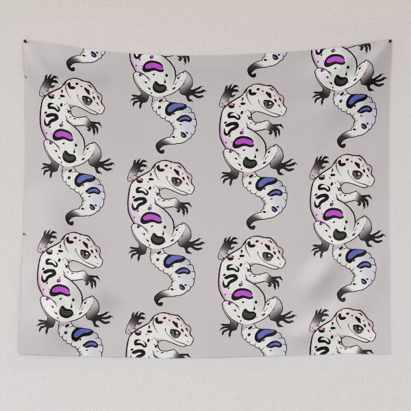 Item preview, Genderfluid Pride Leopard Gecko designed and sold by saltuurn.