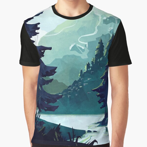 Canadian Mountain Graphic T-Shirt