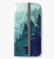 Kanadischer Berg iPhone Flip-Case/Hülle/Skin