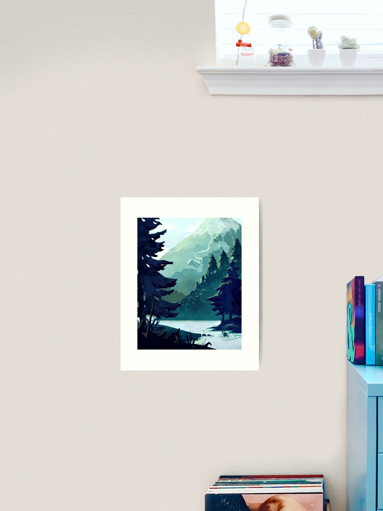 Imagen 1 de 3, Lámina artística con la obra bosques, diseñada y vendida por MicaelaDawn.