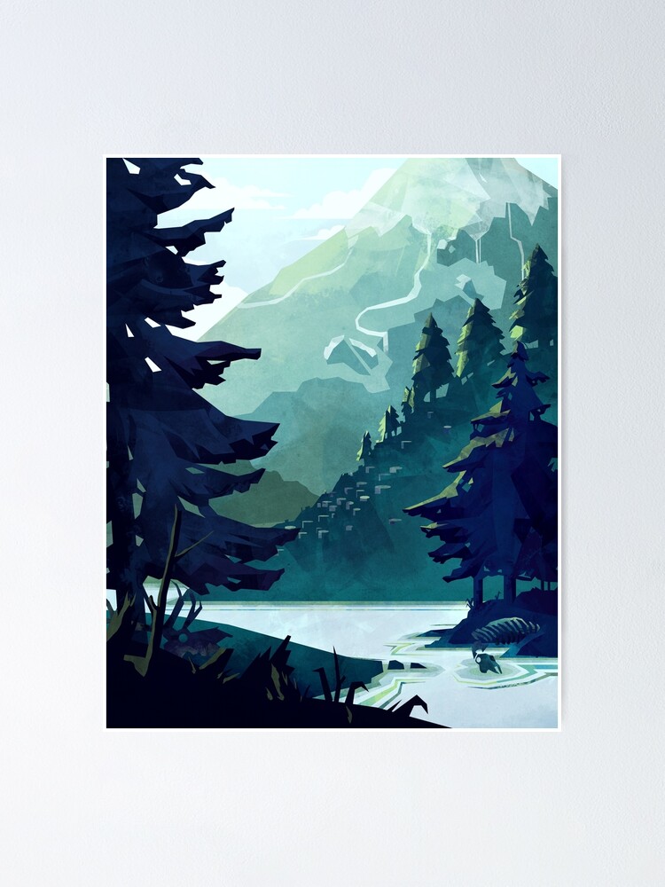Alternate view of Canadian Mountain Poster