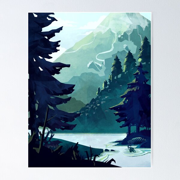 Canadian Mountain Poster