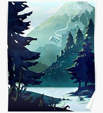 Canadian Mountain Poster