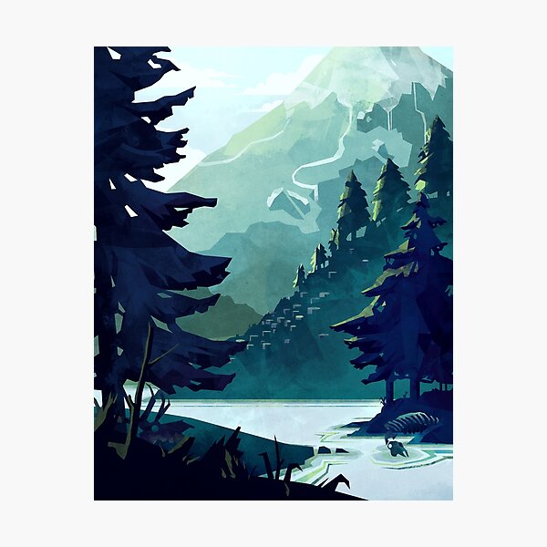 Canadian Mountain Photographic Print