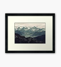 Mountain Fog Framed Print