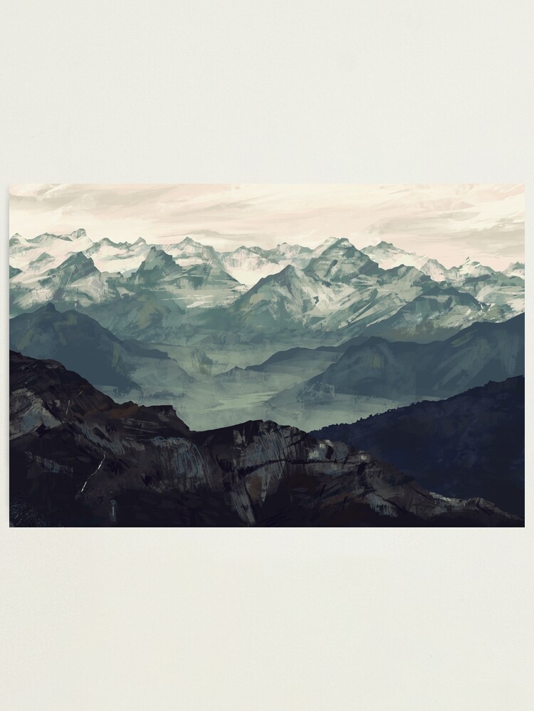 Thumbnail 1 of 3, Photographic Print, Mountain Fog designed and sold by MicaelaDawn.