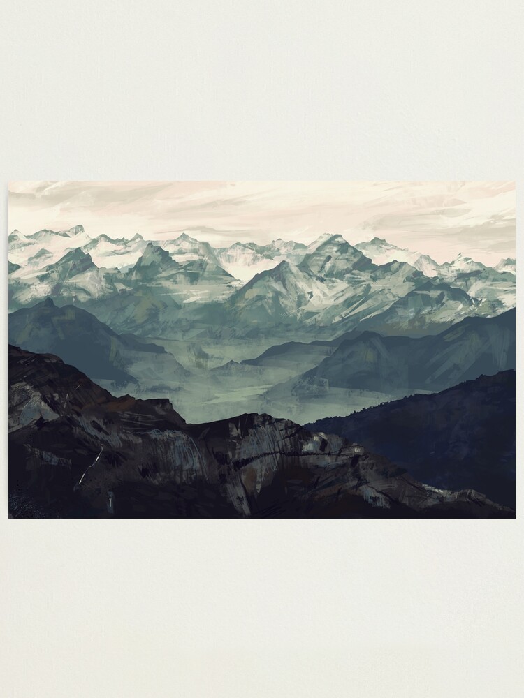 Alternate view of Mountain Fog Photographic Print
