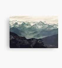 Mountain Fog Metal Print