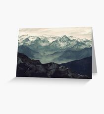 Mountain Fog Greeting Card