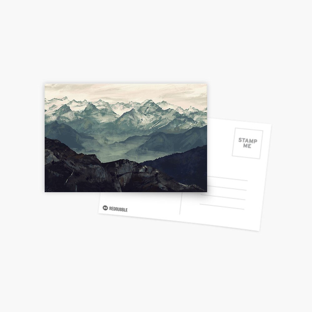 Mountain Fog Postcard