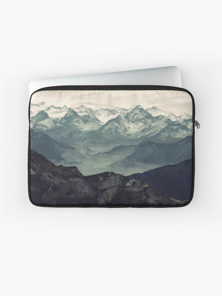 Thumbnail 1 of 2, Laptop Sleeve, Mountain Fog designed and sold by MicaelaDawn.