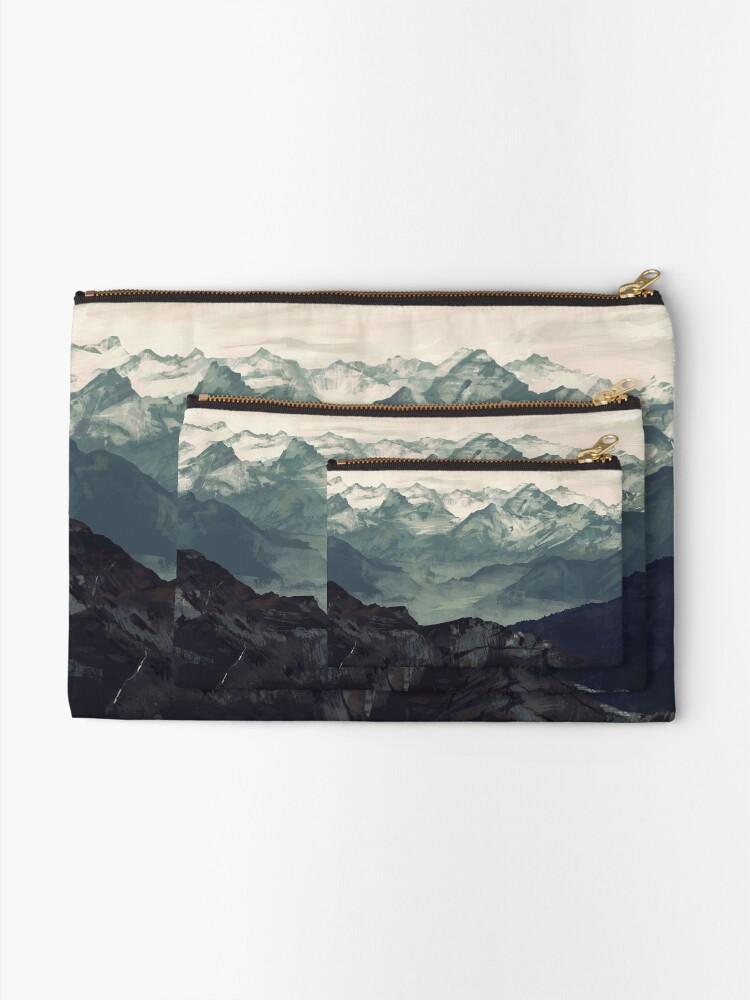 Alternate view of Mountain Fog Zipper Pouch