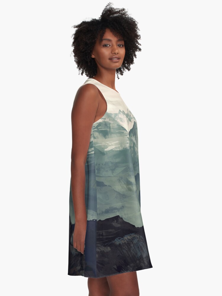 Alternate view of Mountain Fog A-Line Dress