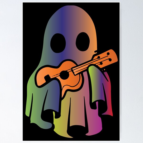 Item preview, forever a guitarist, ghost guitar player designed and sold by TATSANDARTS.