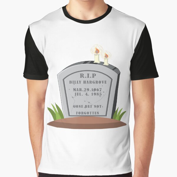 Item preview, billy Hargrove epitaph,gone but not forgotten designed and sold by ZRII.