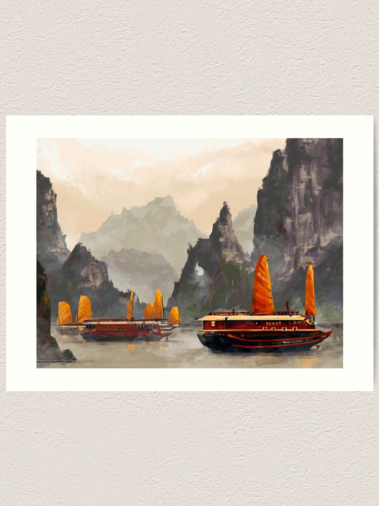 Alternate view of Ha Long Bay Art Print
