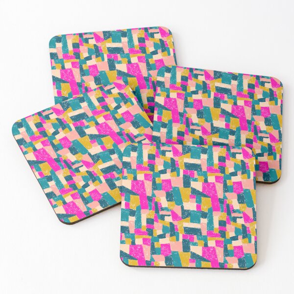 Item preview, Abstract colorful stamp blocks designed and sold by Amandagalvao.