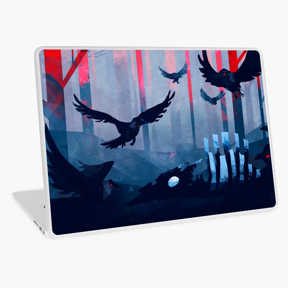 Blue Stone Landscape Laptop Skin