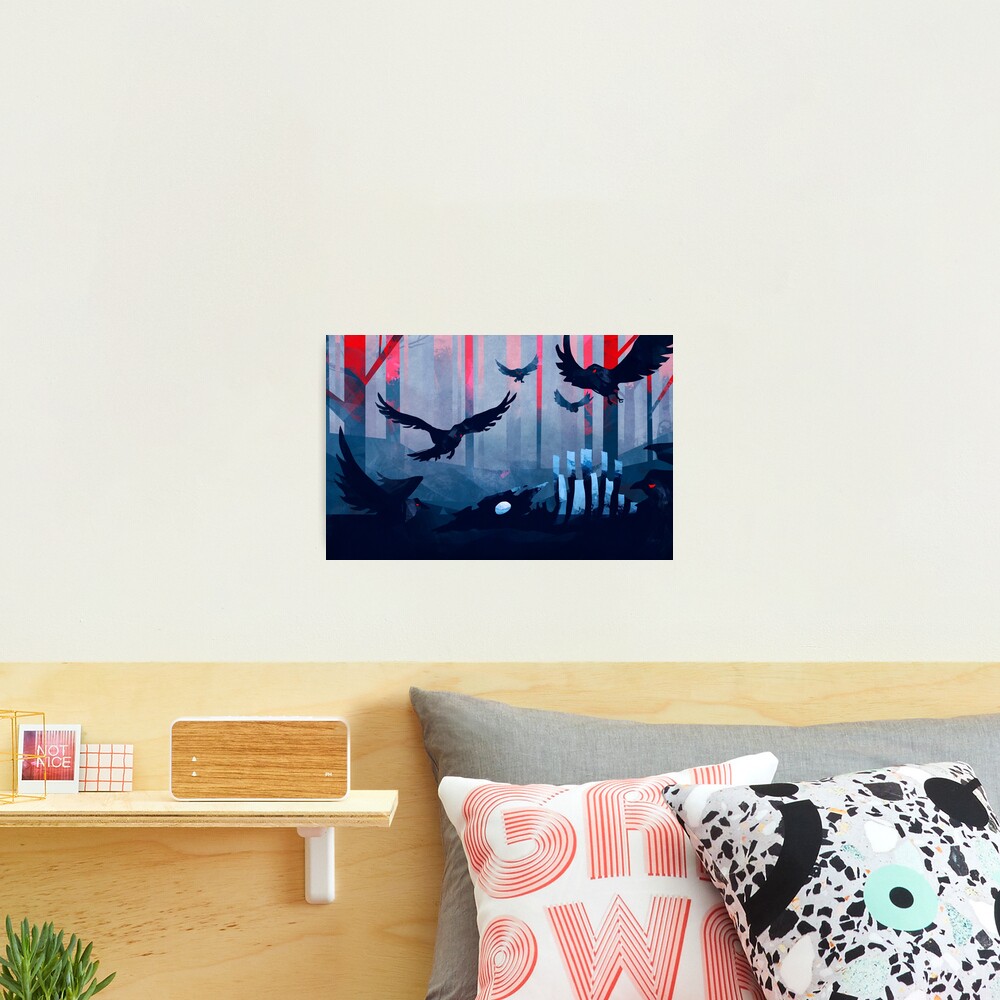 Blue Stone Landscape Photographic Print