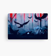 Blue Stone Landscape Canvas Print