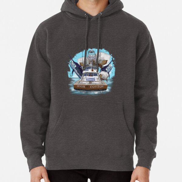 North Shore Fihsing Blue Fish 1 - Redbubble Fish Pullover Hoodie