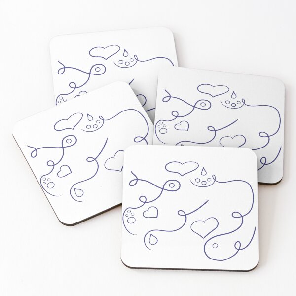 Item preview, Swirls & hearts designed and sold by Goldenskik.