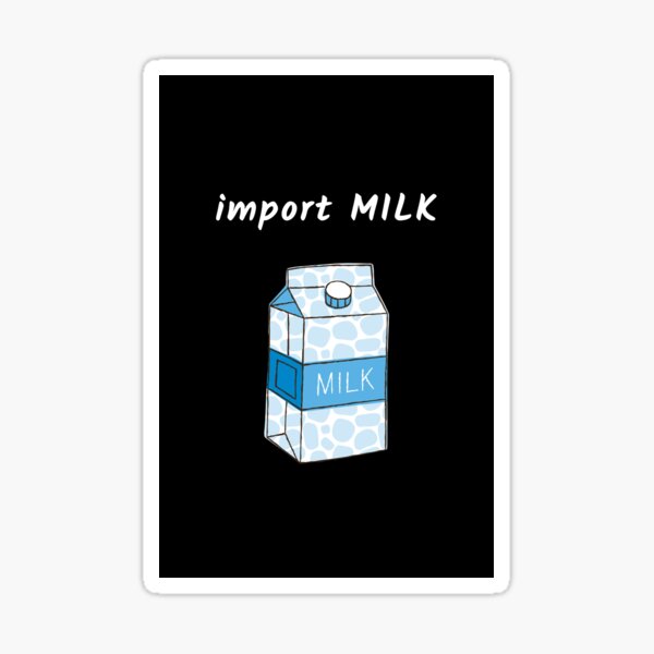 Import MILK- AI Engineer Sticker