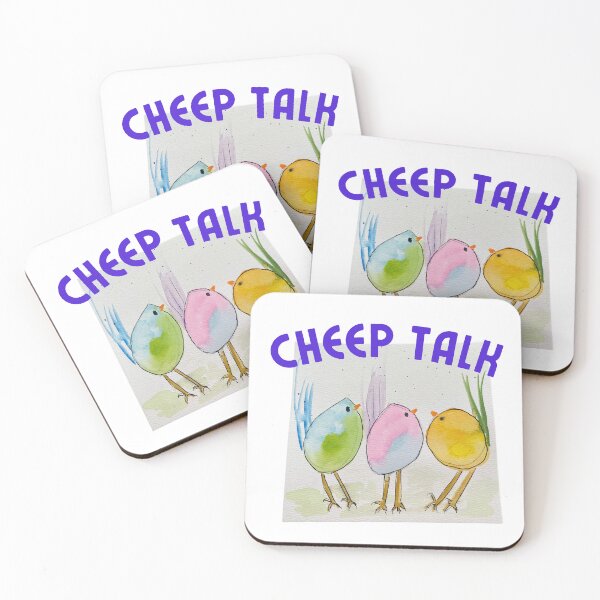 Aperçu de l'œuvre Cheep Talk Oiseaux créée et vendue par Losthorsedesign.