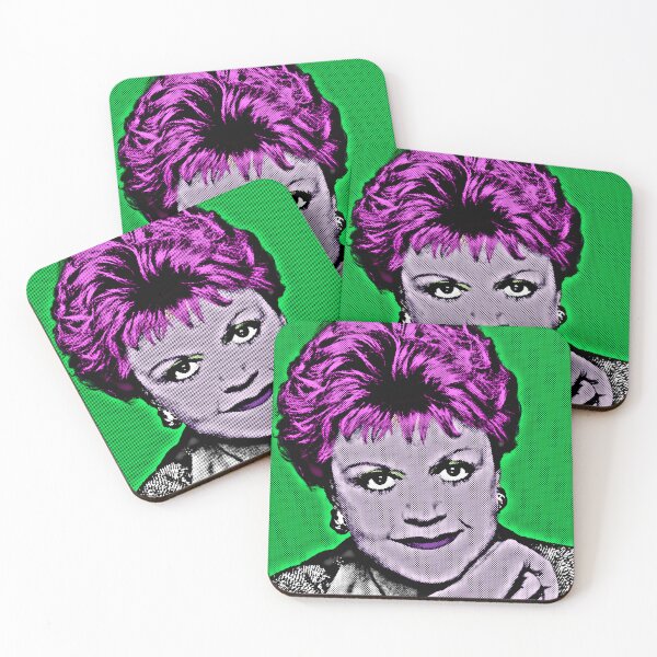Item preview, Jessica Fletcher in Pop Art Style Lithography (Green Background) designed and sold by OnlyPopArt.