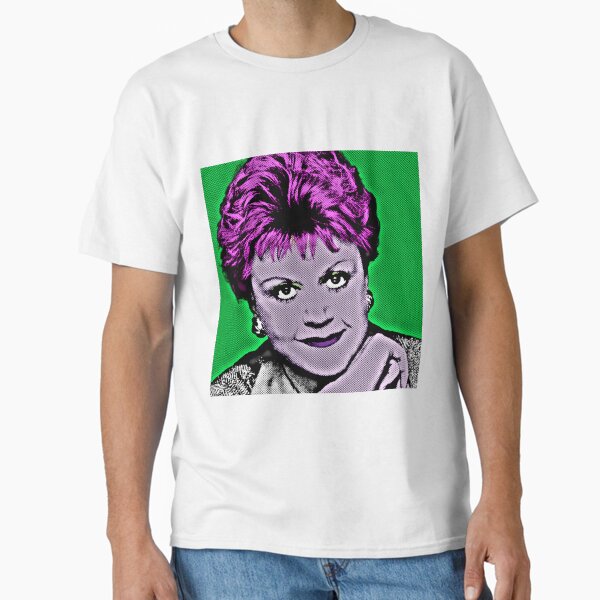 Vista previa del artículo con la obra «Jessica Fletcher en litografía estilo Pop Art (fondo verde)», diseñado y vendido por OnlyPopArt.