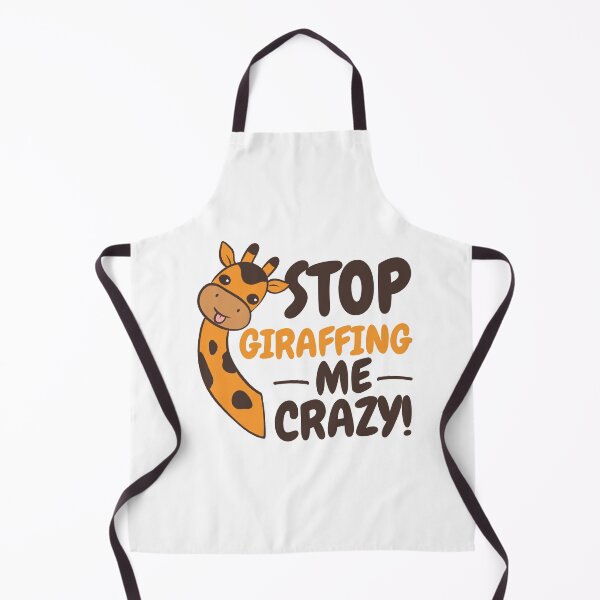 Item preview, Stop Giraffing Me Crazy Kawaii Giraffe Pun designed and sold by sunburstdesigns.