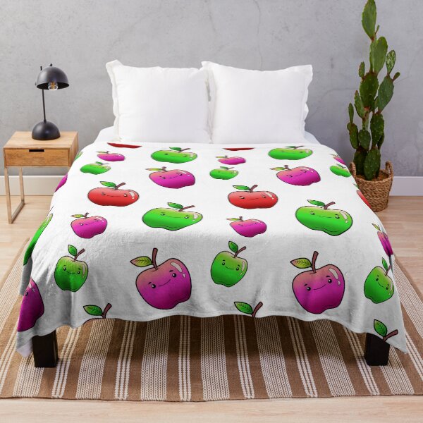 Item preview, Colorful Kawaii Apple Pattern designed and sold by Designs By YL.