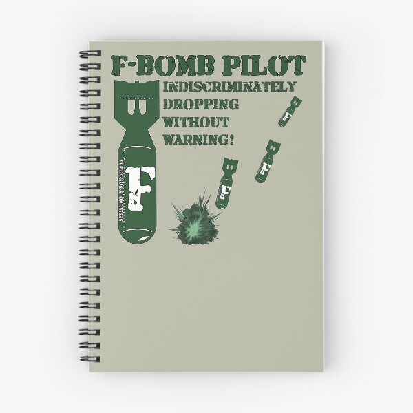 Item preview, F-BOMB PILOT designed and sold by WickedNiceTees.