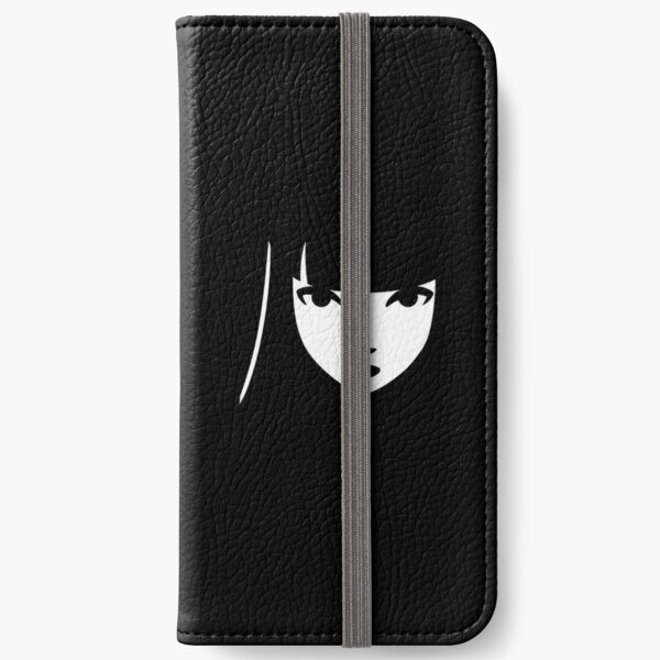 Emily the Strange: Emily's face iPhone Wallet