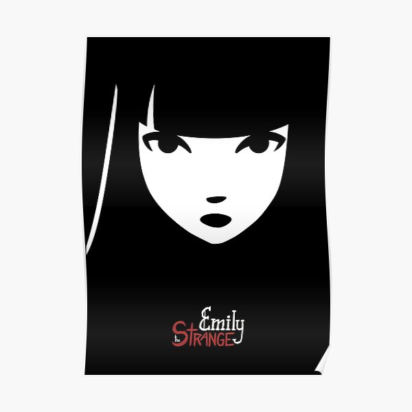 Emily the Strange: Emily's face Poster
