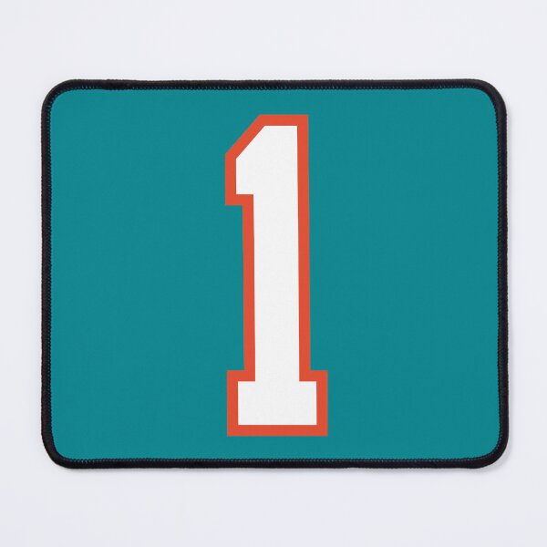Item preview, Sports Number 1, white orange color lucky sport one designed and sold by ArtIsParty.