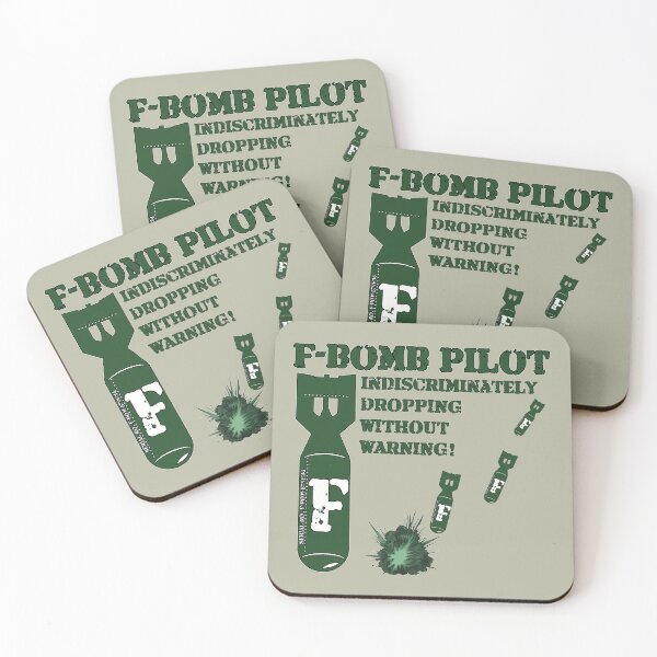 Item preview, F-BOMB PILOT designed and sold by WickedNiceTees.