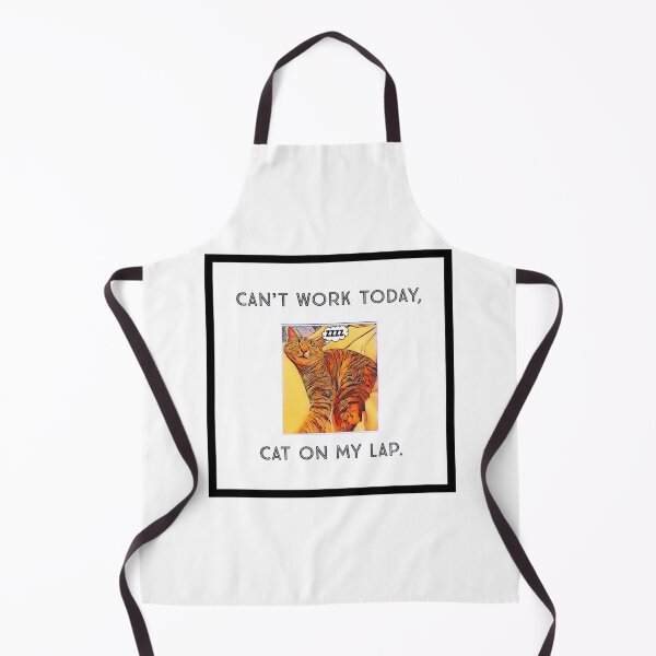 Item preview, Can't work today, cat on my lap. designed and sold by Sam-TDesigns.