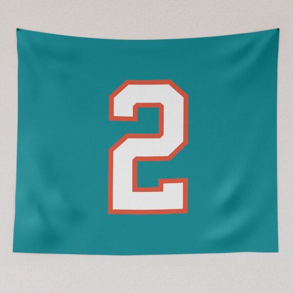 Item preview, Sports Number 2, white orange color lucky sport two designed and sold by ArtIsParty.