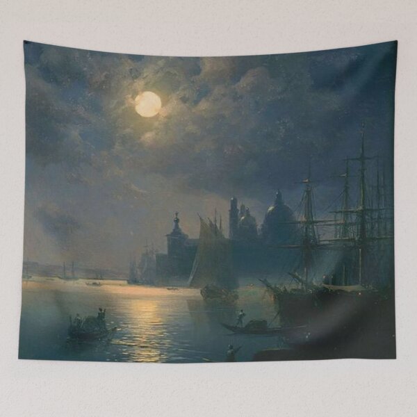 Item preview, A night in Venice by Ivan Aivazovsky  designed and sold by ArtHistoryLover.