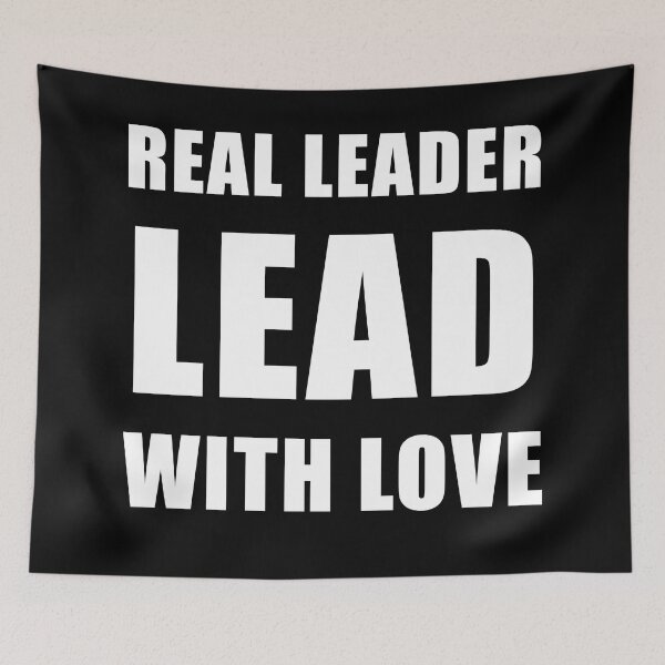 Item preview, Real Leaders Lead with Love Leader Funny design designed and sold by tsse.