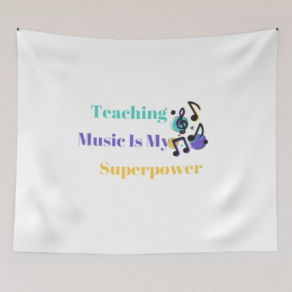 Item preview, Teaching Is My Superpower Gift For Teacher Sticker, Teaching Music Is My Superpower Education designed and sold by m-m-rstore.