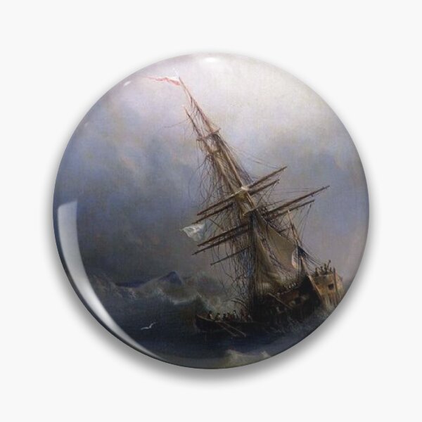 Item preview, Ship in the Stormy Sea Ivan Aivazovsky  designed and sold by ArtHistoryLover.