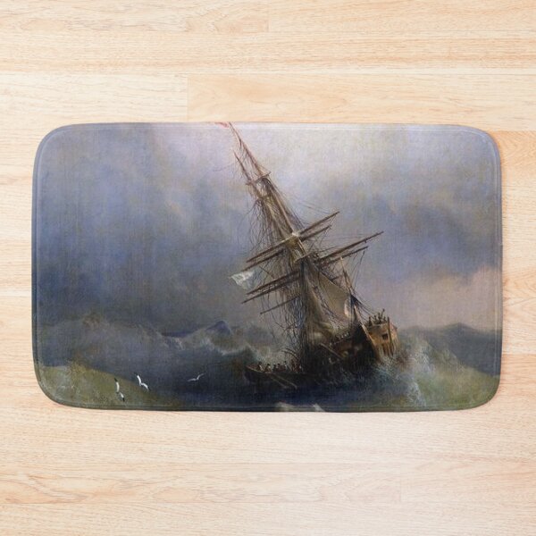 Item preview, Ship in the Stormy Sea Ivan Aivazovsky  designed and sold by ArtHistoryLover.