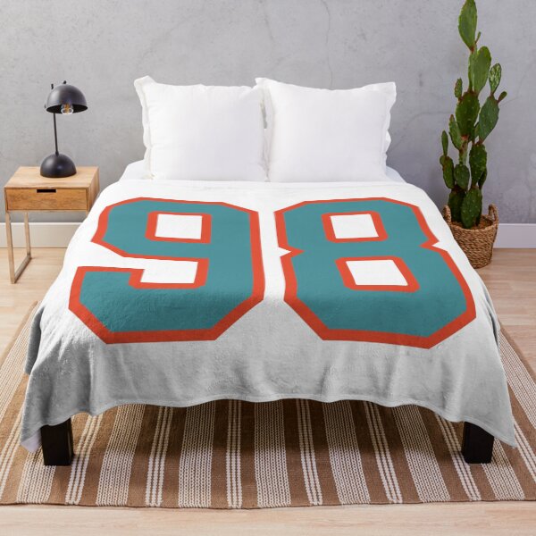 Item preview, 98 number, aqua orange lucky sports ninety eight designed and sold by ArtIsParty.