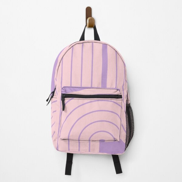 Item preview, Retro Geometric Double Arch Design Pink and Lavender designed and sold by tonymagnerart.
