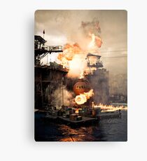 Explosive Moment Metal Print